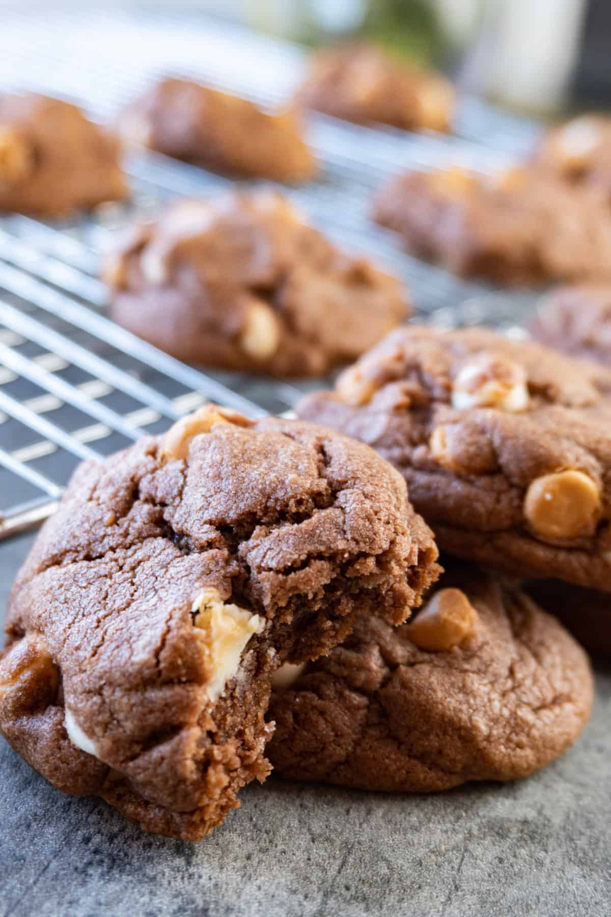 cookie with bite taken out