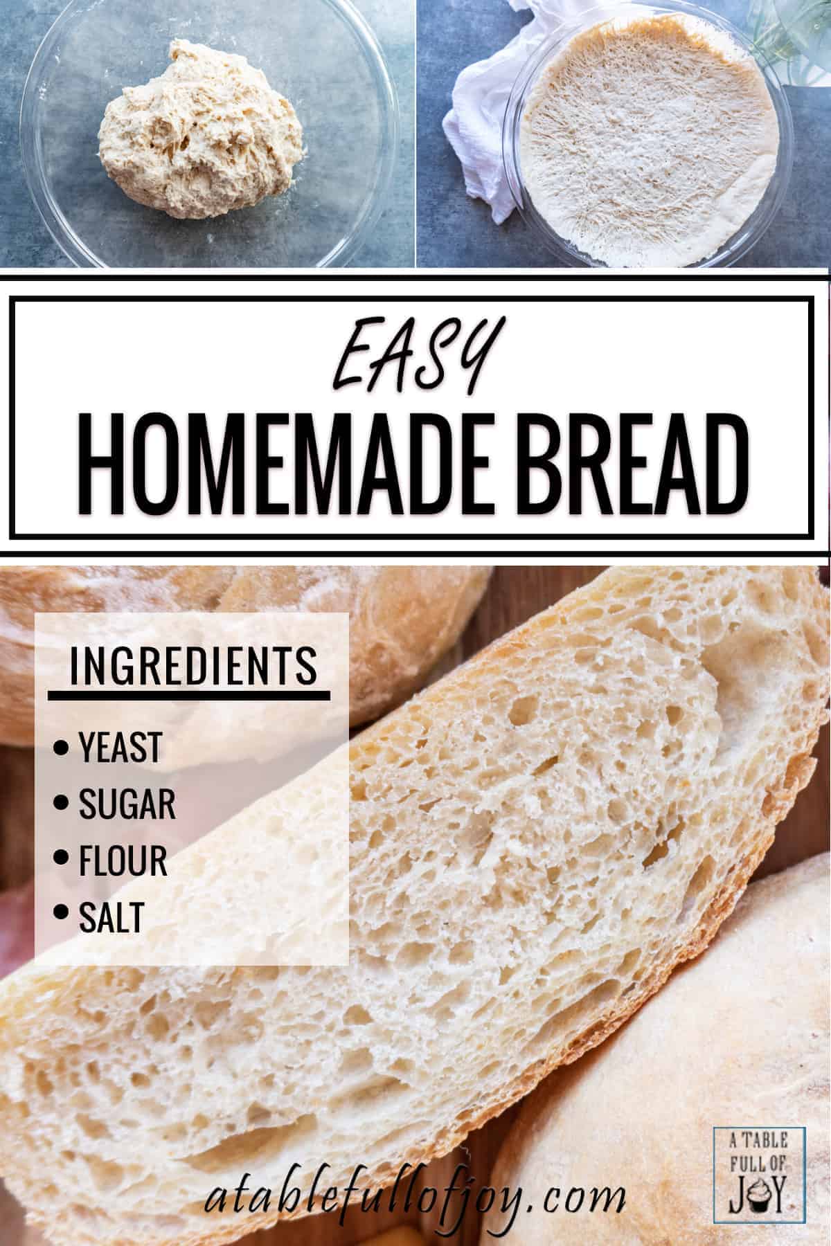 Homemade Bread Recipe Pin