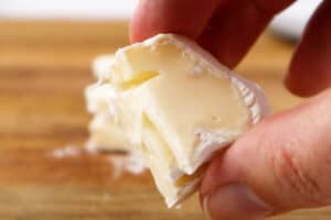 cubed brie