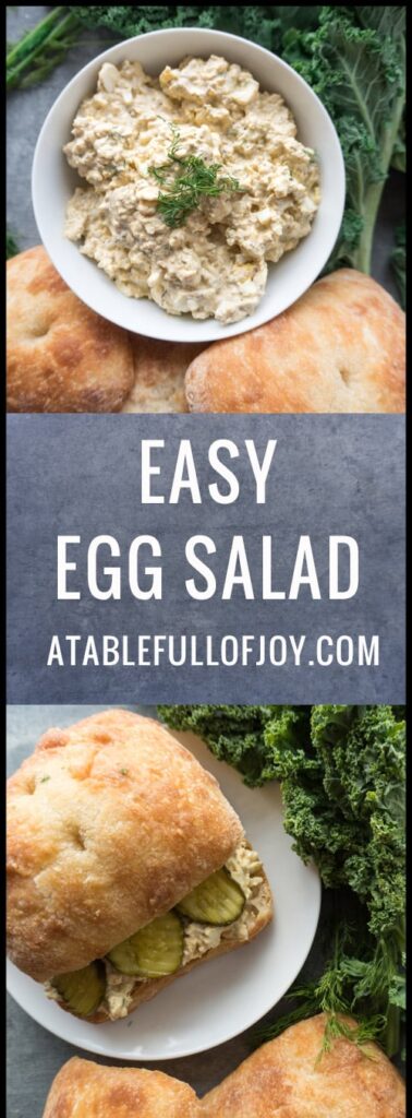 Easy Egg Salad • A Table Full Of Joy