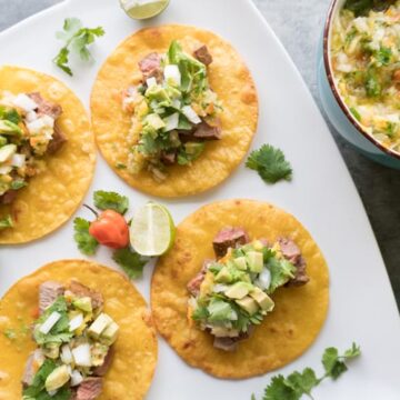 Steak Taco with Mango Salsa