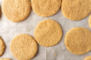 baked graham cracker cookies.
