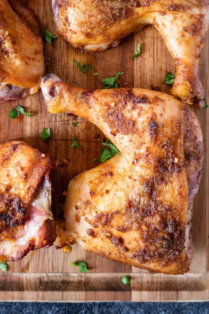 Smoked Chicken Leg Quarters • A Table Full Of Joy
