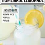 Homemade Lemonade Pinterest Pin