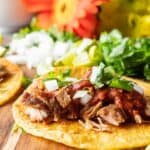 Carnita Taco Open faced