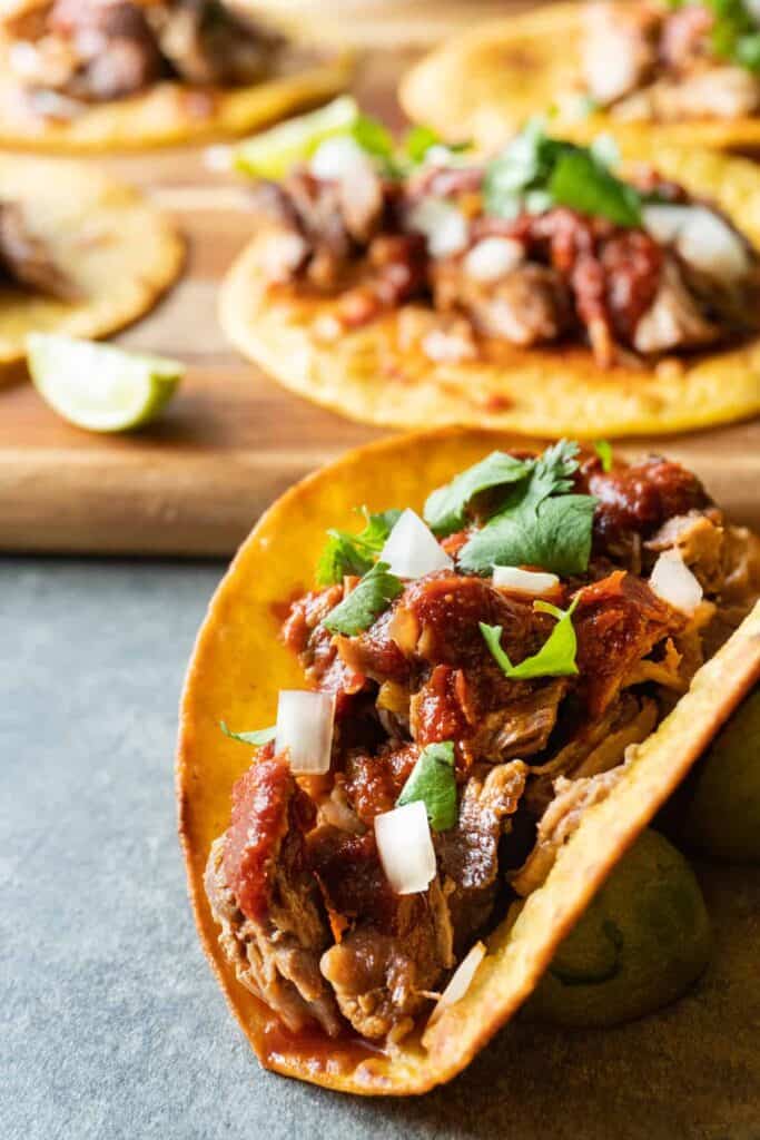 The BEST Pork Carnitas Street Tacos