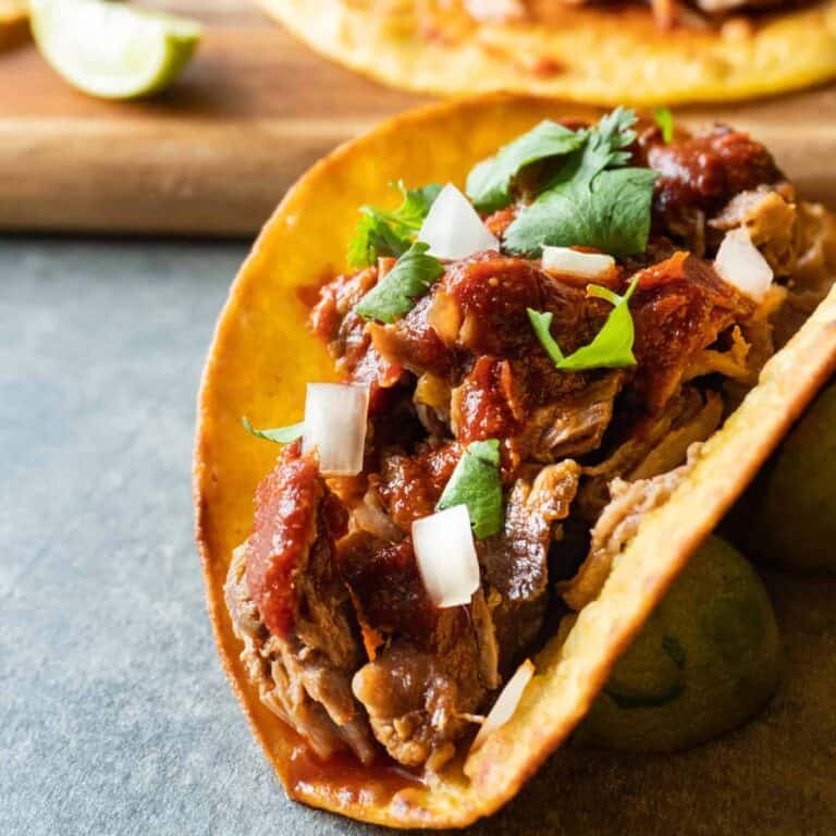 The BEST Pork Carnitas Street Tacos