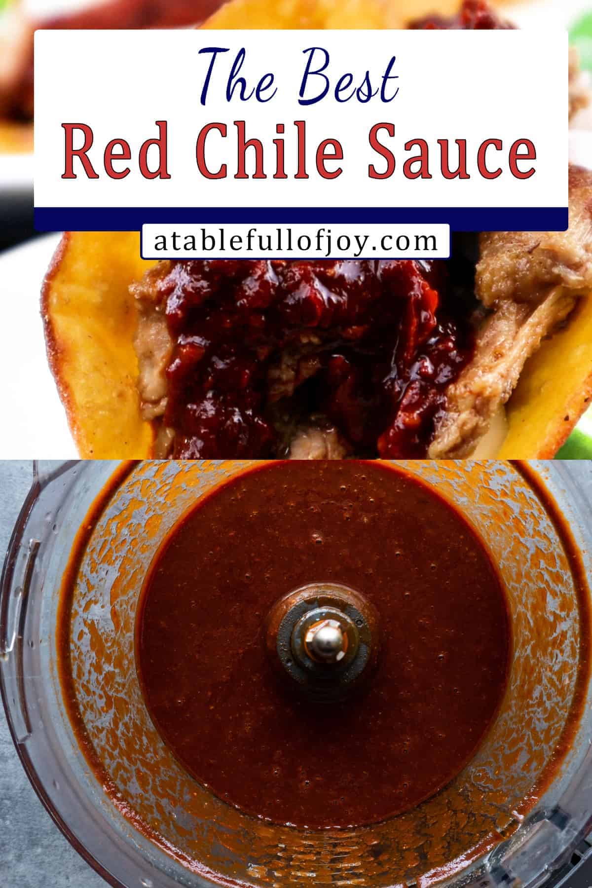 Red Chile Sauce Pinterest Pin