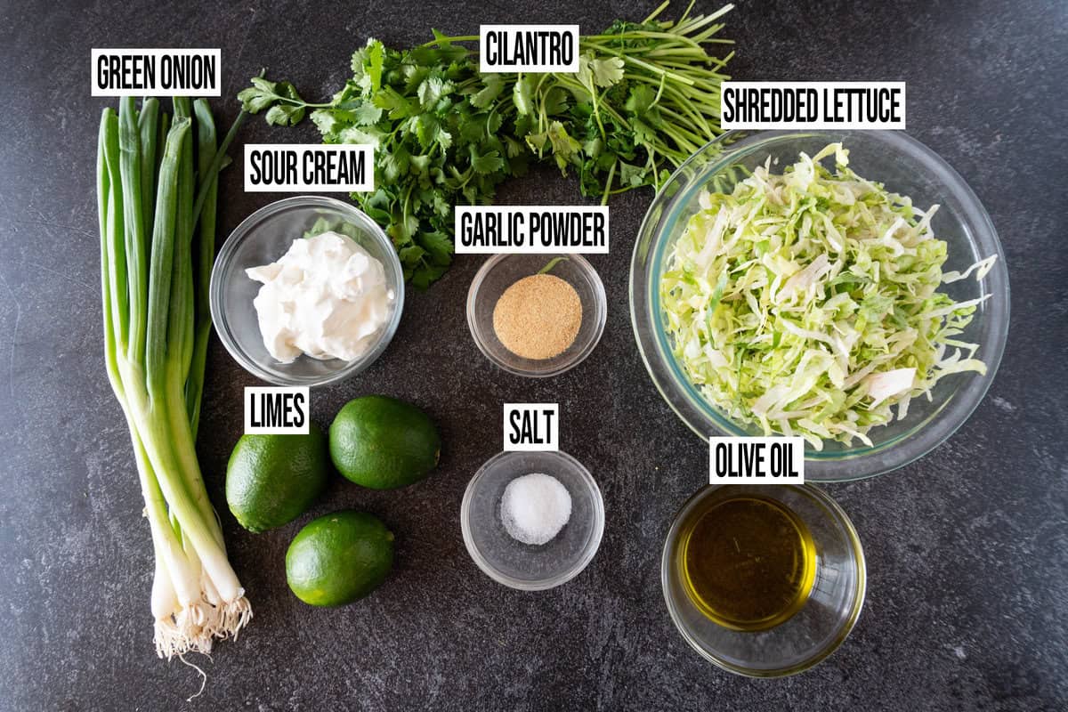 cilantro lime slaw ingredients