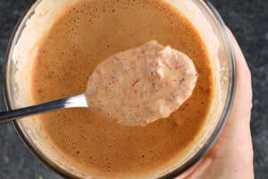chipotle sriracha mixed in bowl