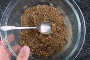 spicy shrimp seasoning mixed in a bowl