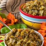 Green Chile, How to roast and prepare delicious green chile for stews, burgers, pizza and more! #atablefullofjoy #greenchile #newmexico #nmtrue #stew #fall #delish #hatch
