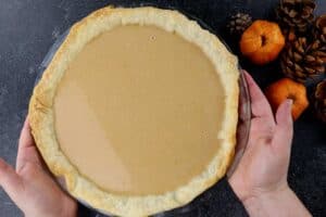 unbaked sweet potato pie