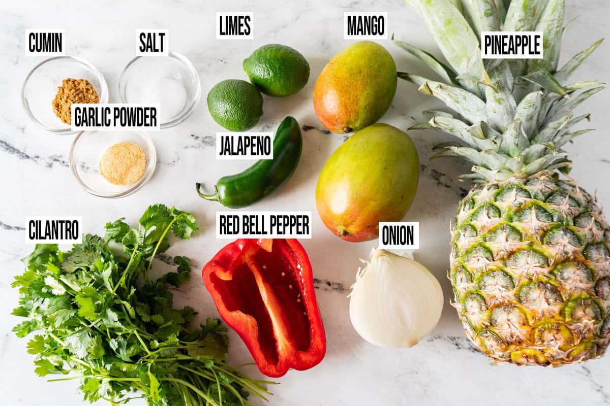 pineapple mango salsa ingredients