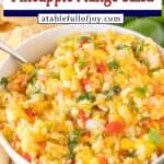 pineapple mango salsa pinterest image
