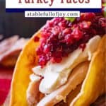 Thanksgiving Turkey Taco Pinterest Pin