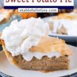 Sweet Potato Pie Pinterest Pin