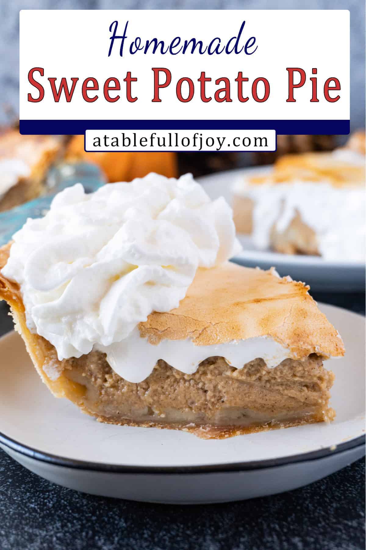 Sweet Potato Pie Pinterest Pin