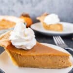 sweet potato pumpkin pie featured image