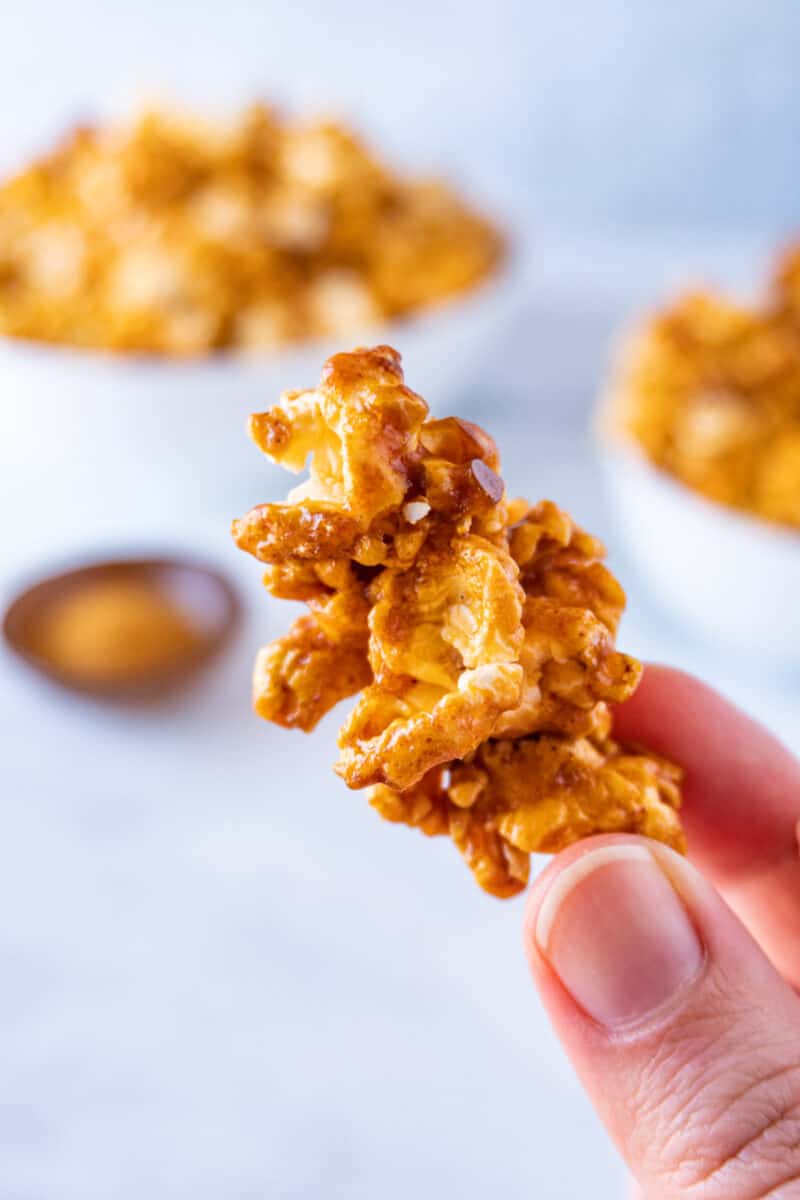 The BEST Buffalo Wing Popcorn Easy to make, Sweet and Spicy
