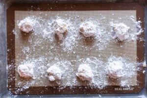 cookies before baking