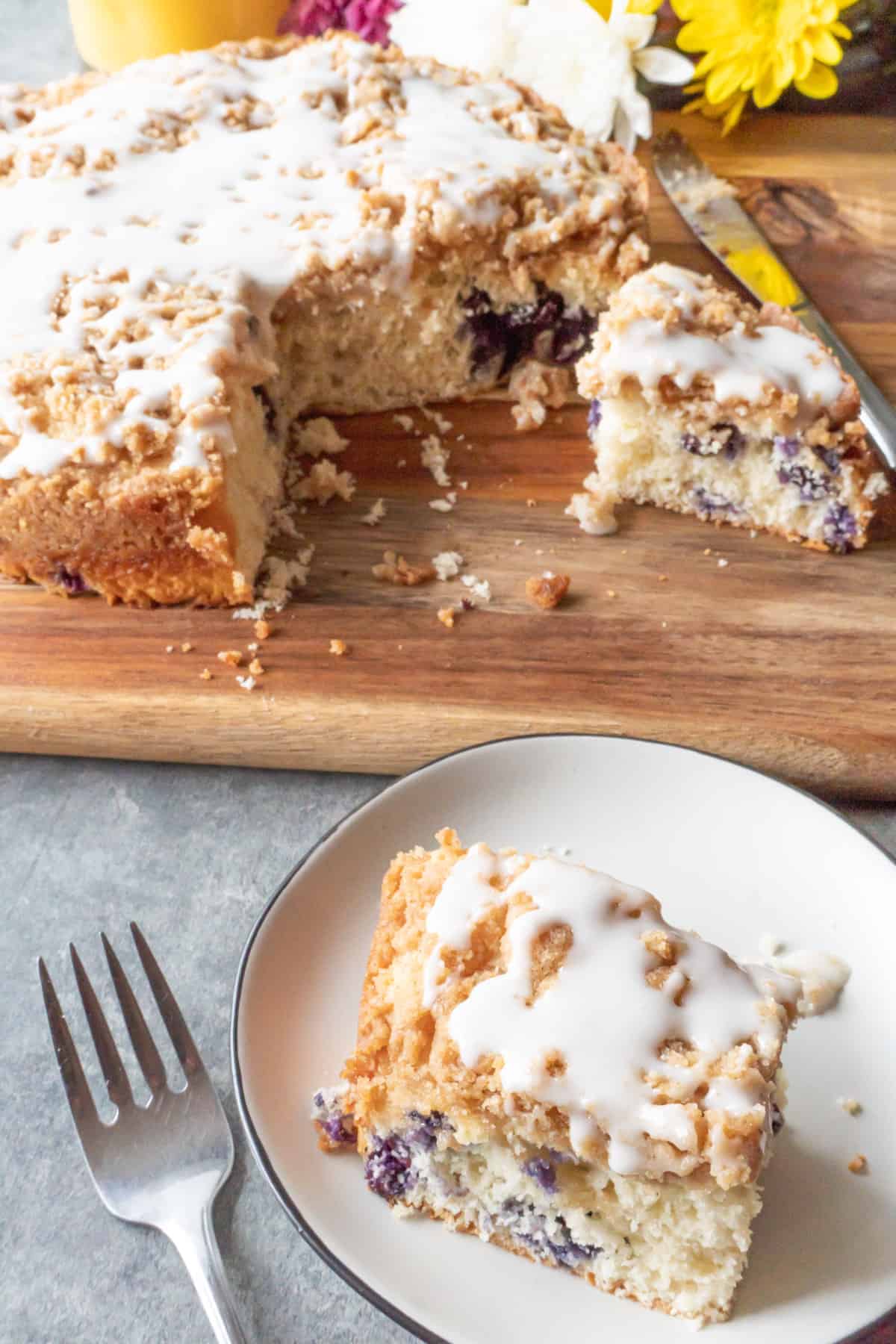 Coffee Cake on a plate