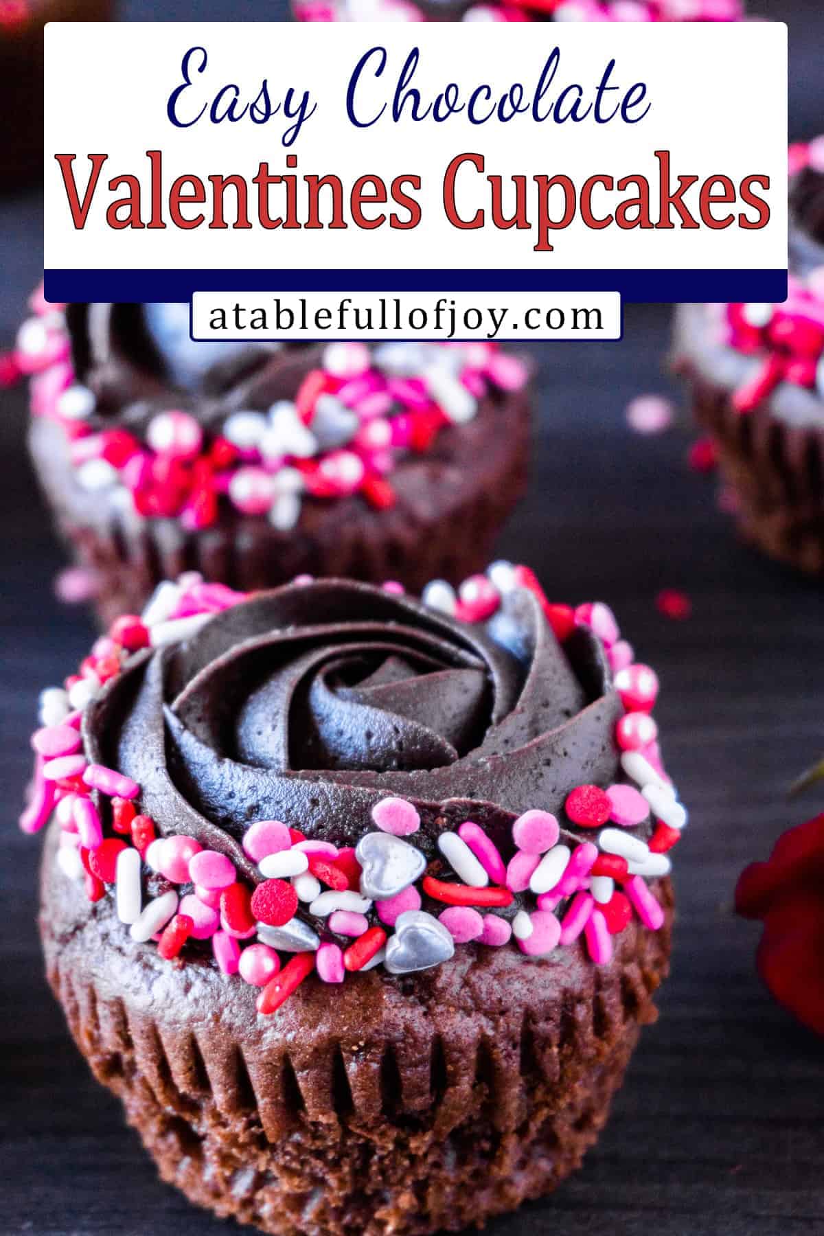 valentine's day cupcakes pinterest pin