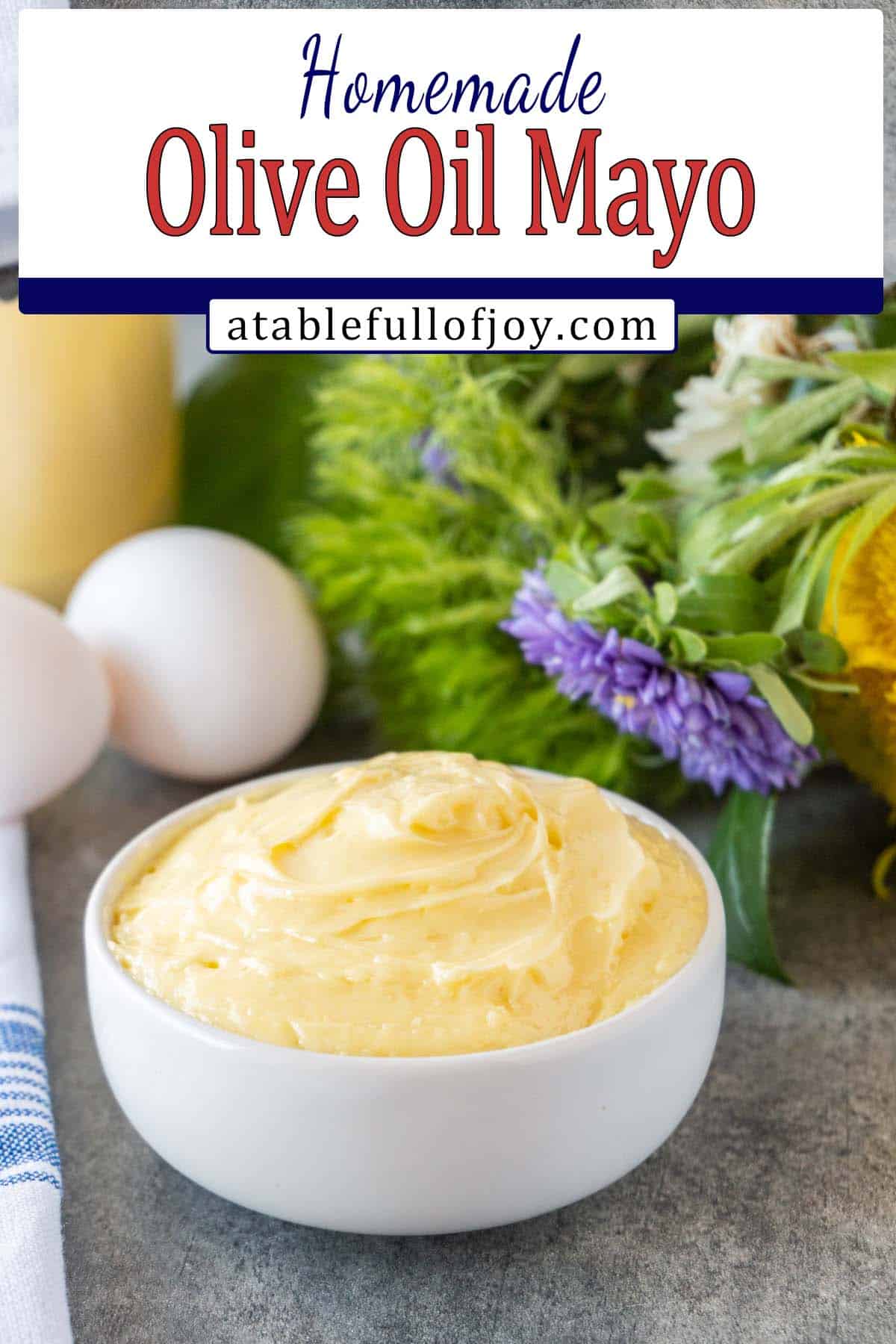 olive oil mayo pinterest pin