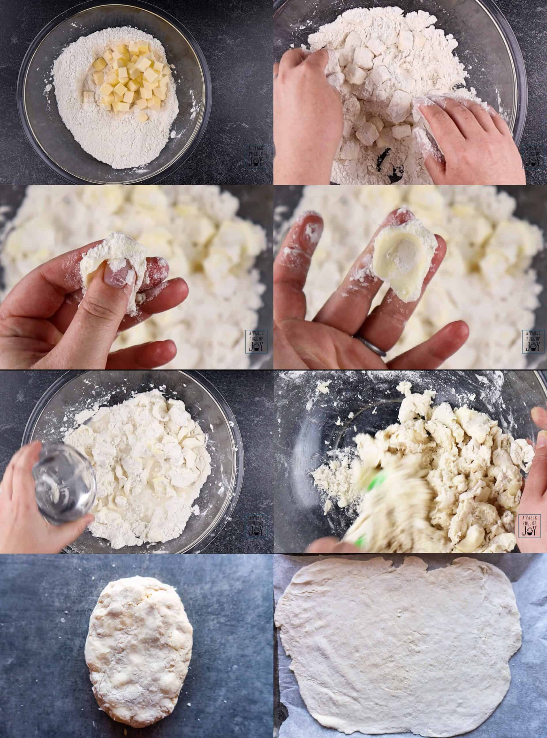 Pie dough steps continued