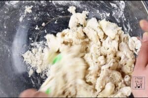 Mixing pie dough