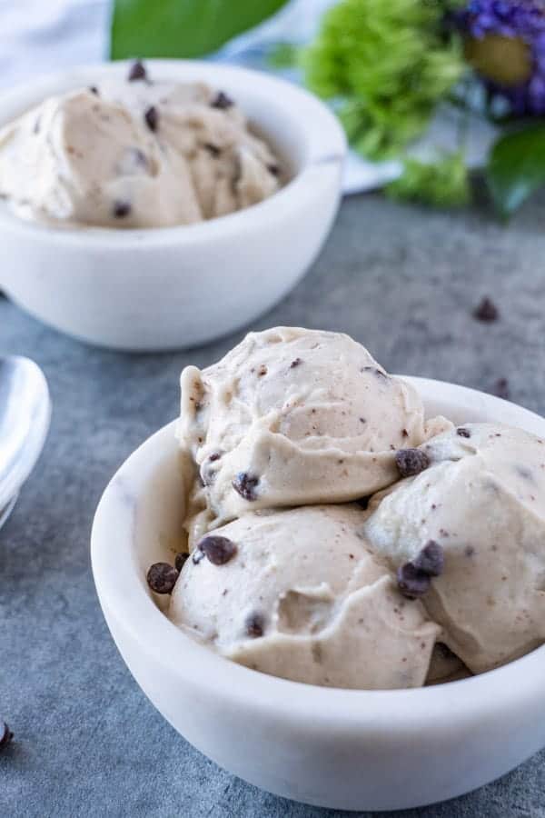 Banana Ice Cream in a Bowl