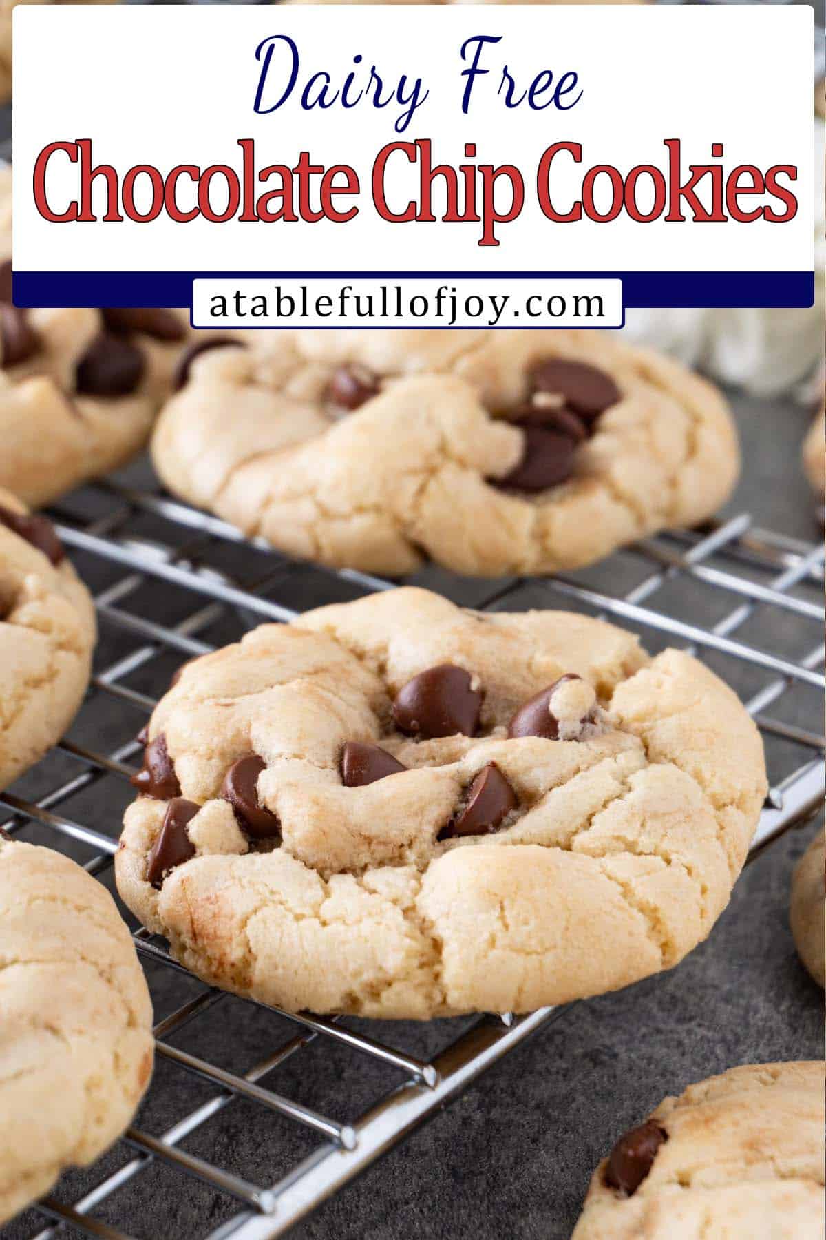 dairy free chocolate chip cookies pinterest pin