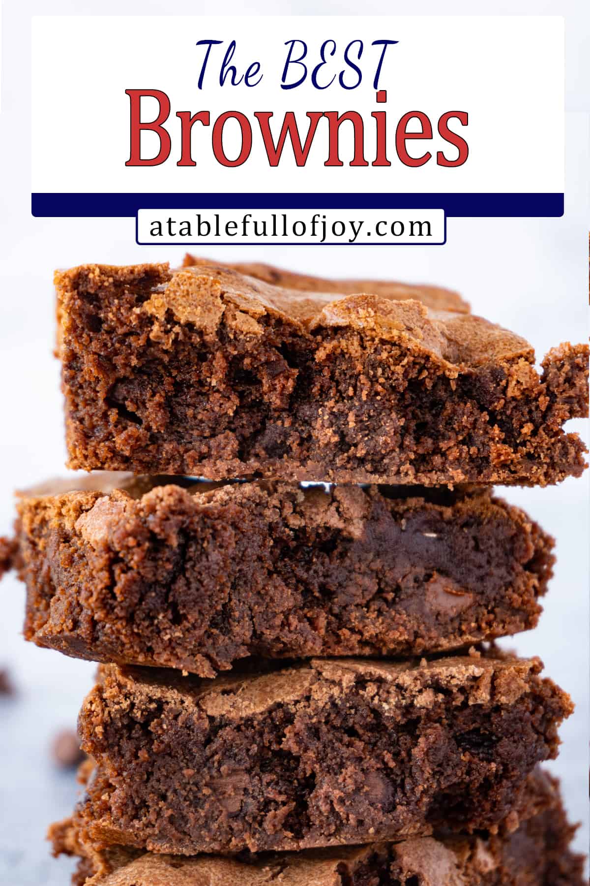 Best Homemade Brownies Recipe pinterest image