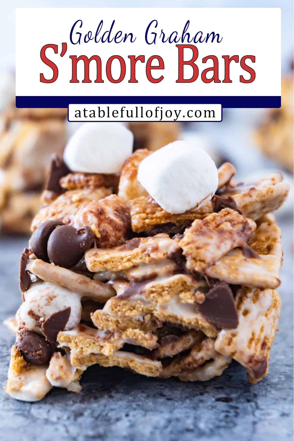 Golden Grahams S'mores Bars - Sugar and Soul