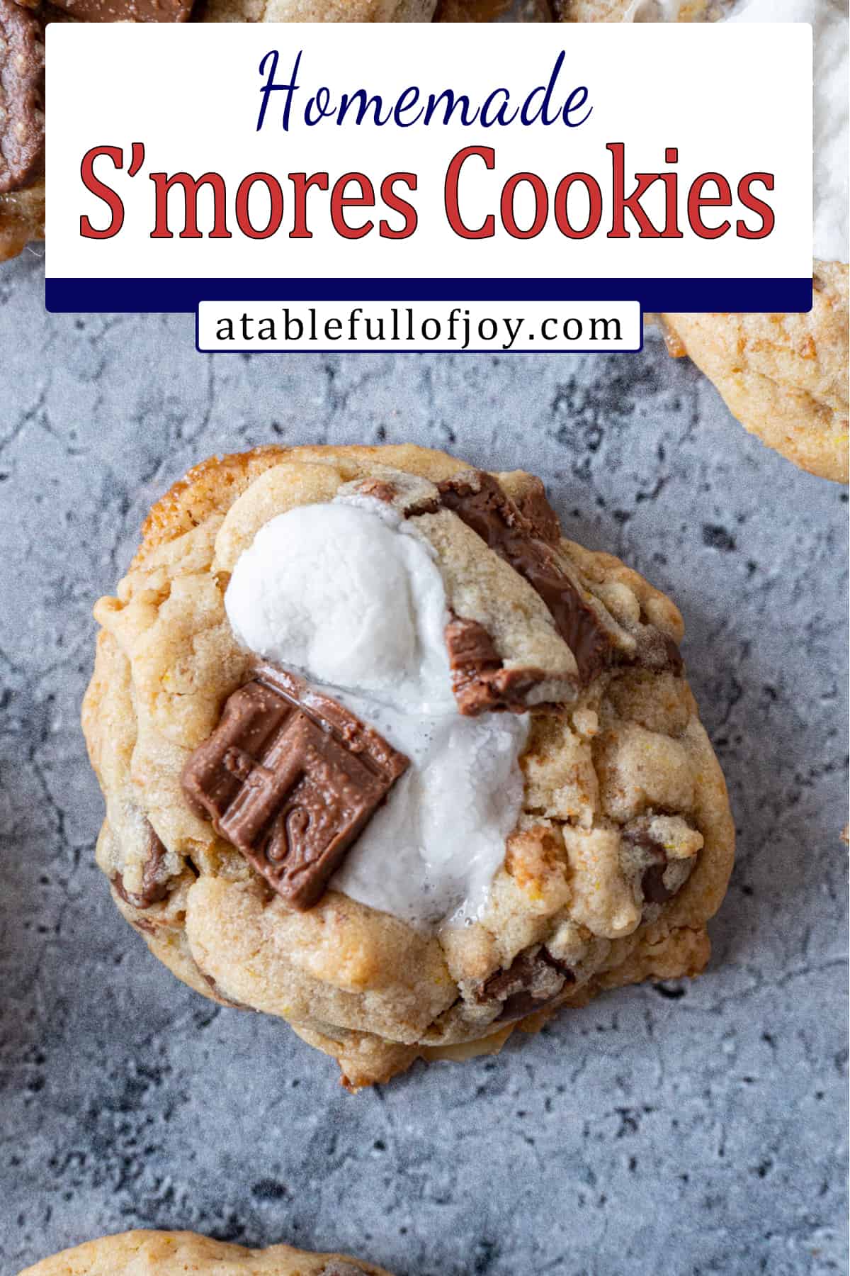 S'more cookie pinterest pin