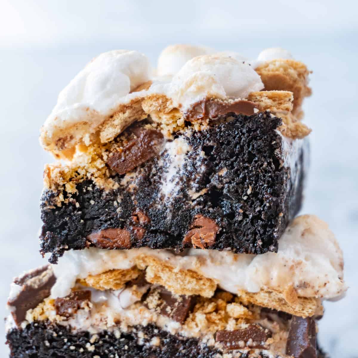 s'more brownies featured image
