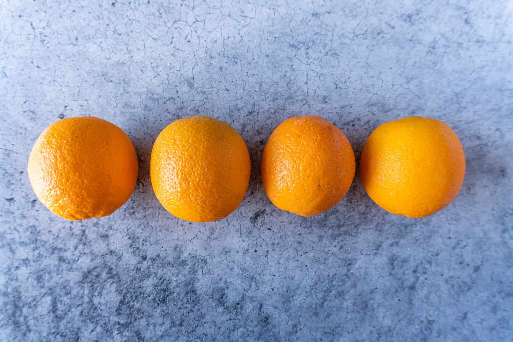 oranges in a row