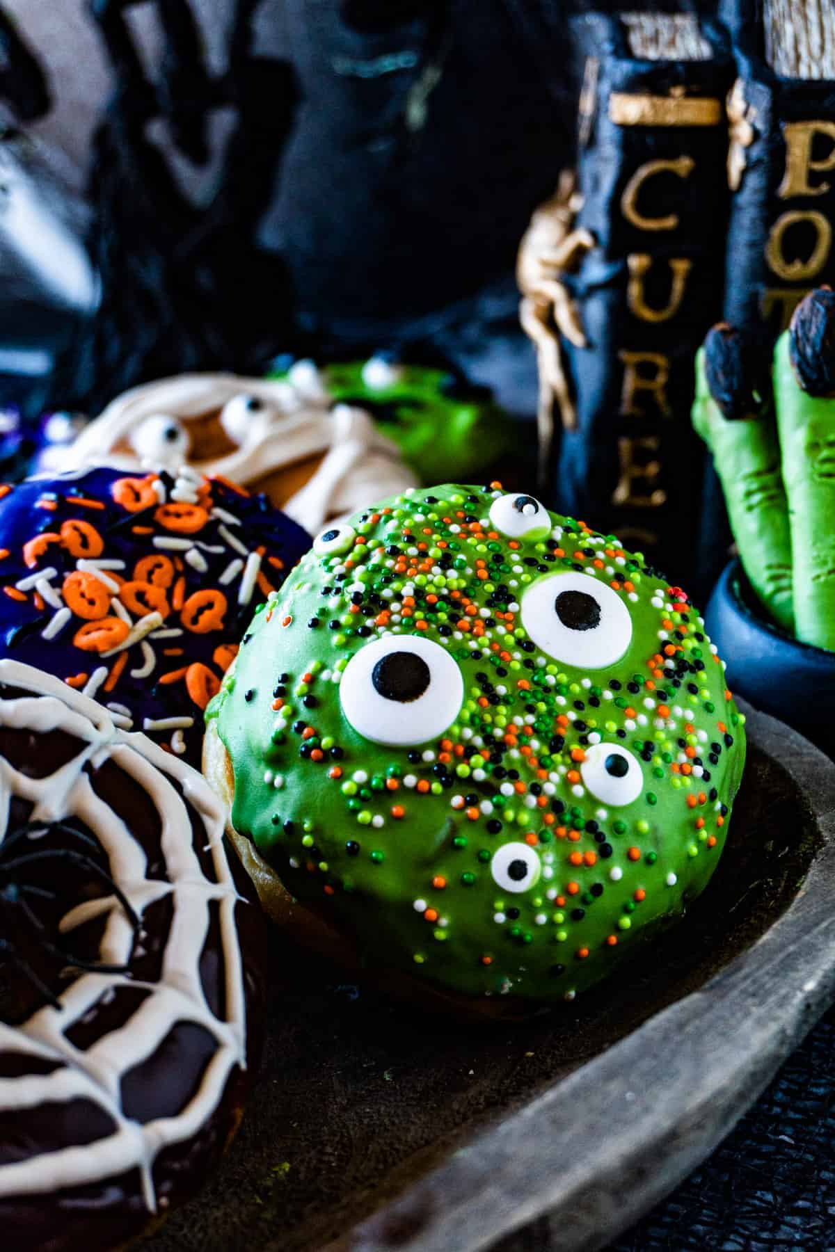 Halloween Donuts on a try