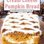 Pumpkin Bread pinterest image
