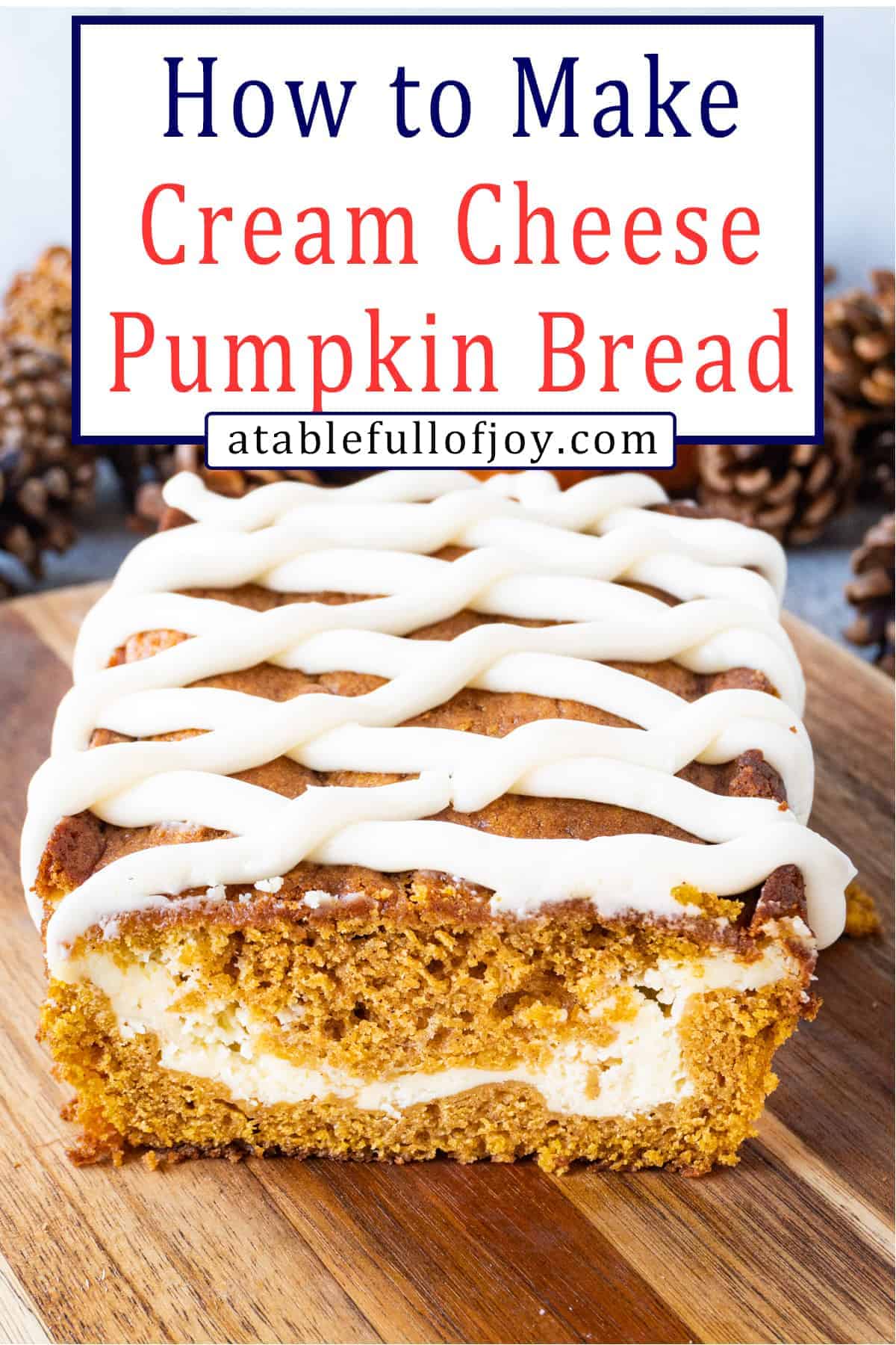 Pumpkin Bread pinterest image