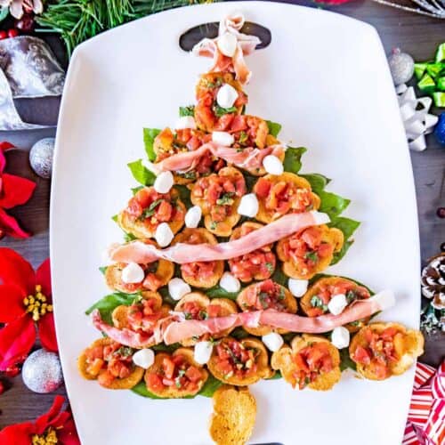 christmas tree appetizer featured image