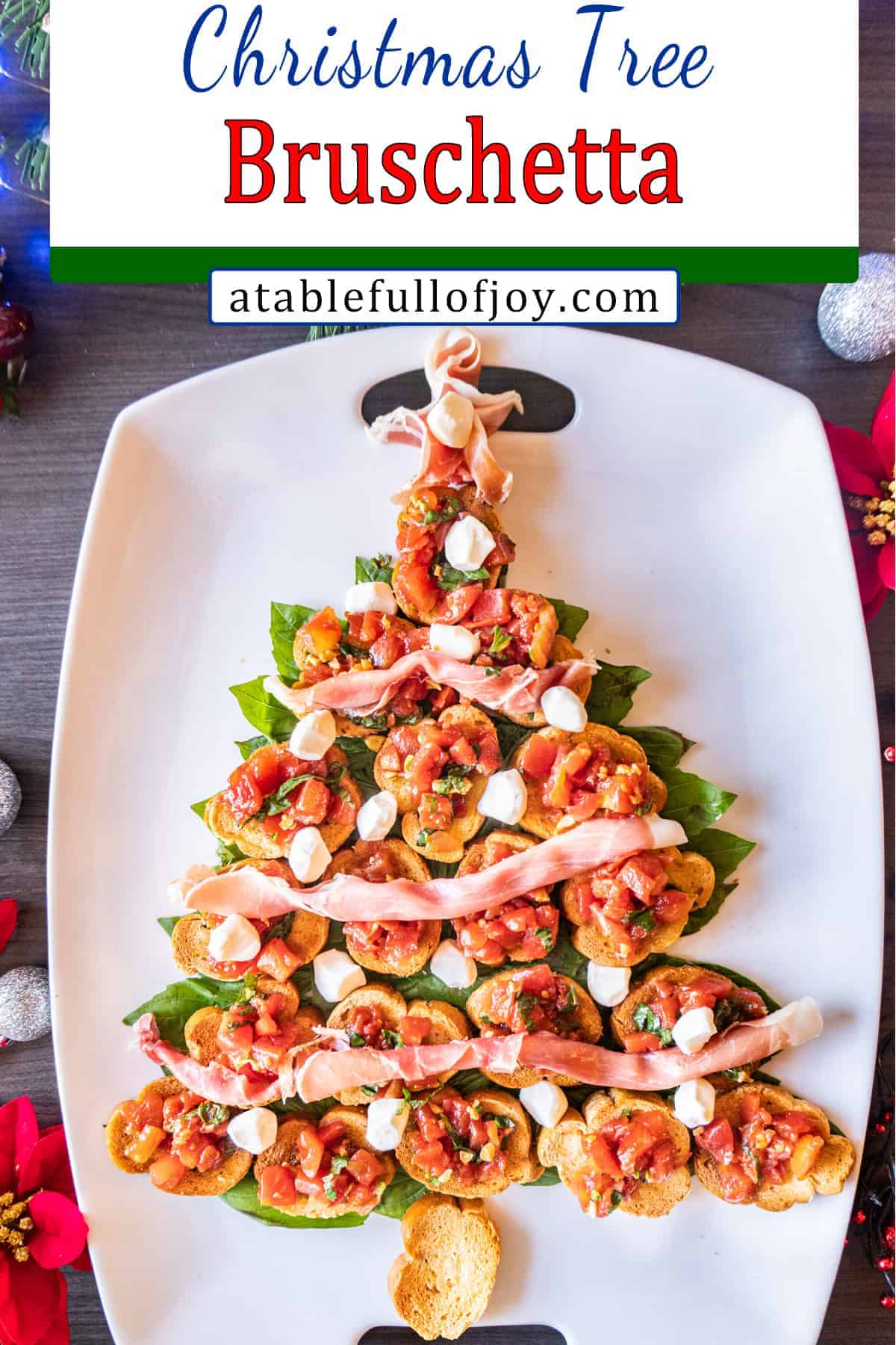 christmas tree appetizer pinterest pin