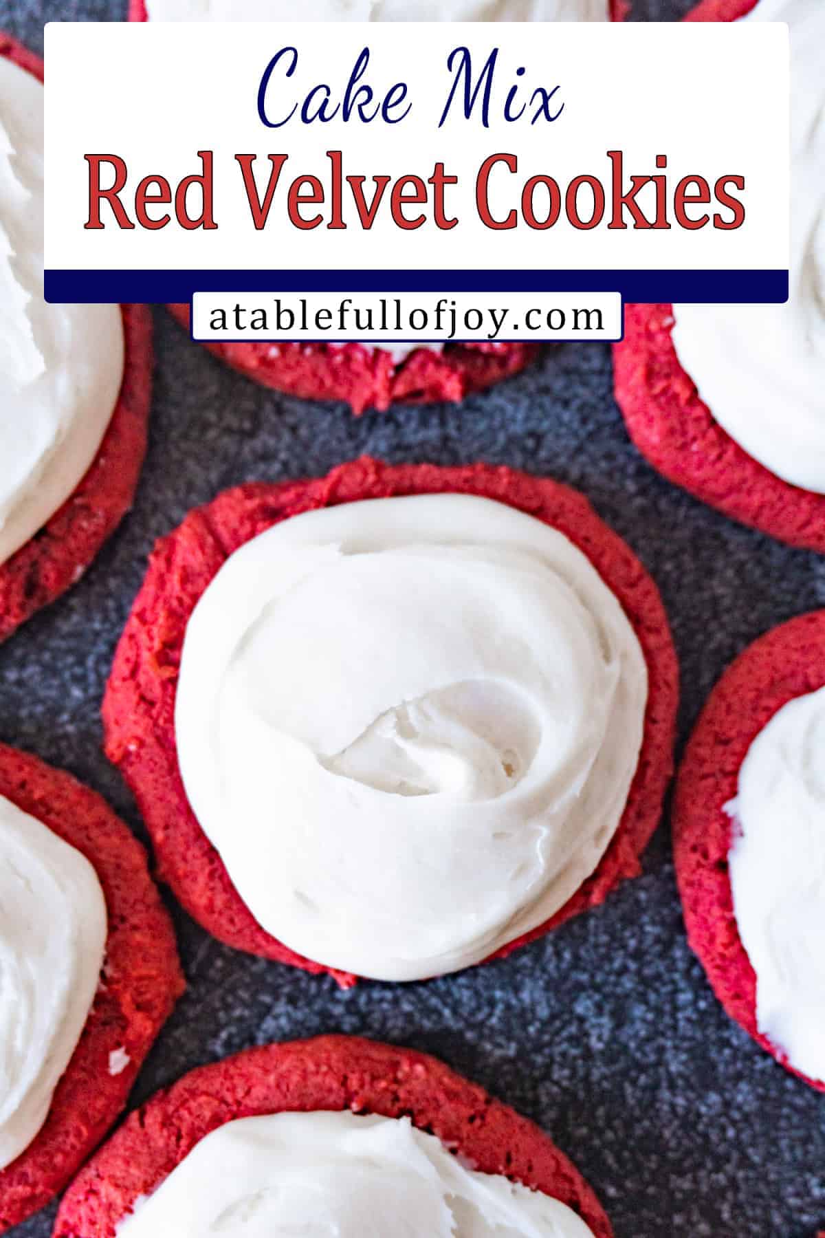 red velvet cake cookies pinterest pin