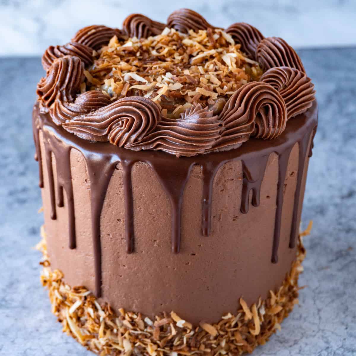German Chocolate Cake Recipe Featured Image