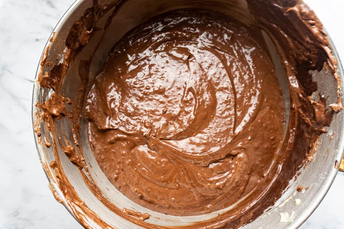 buttermilk chocolate cake batter