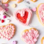 Best valentine's heart sugar cookies featured image