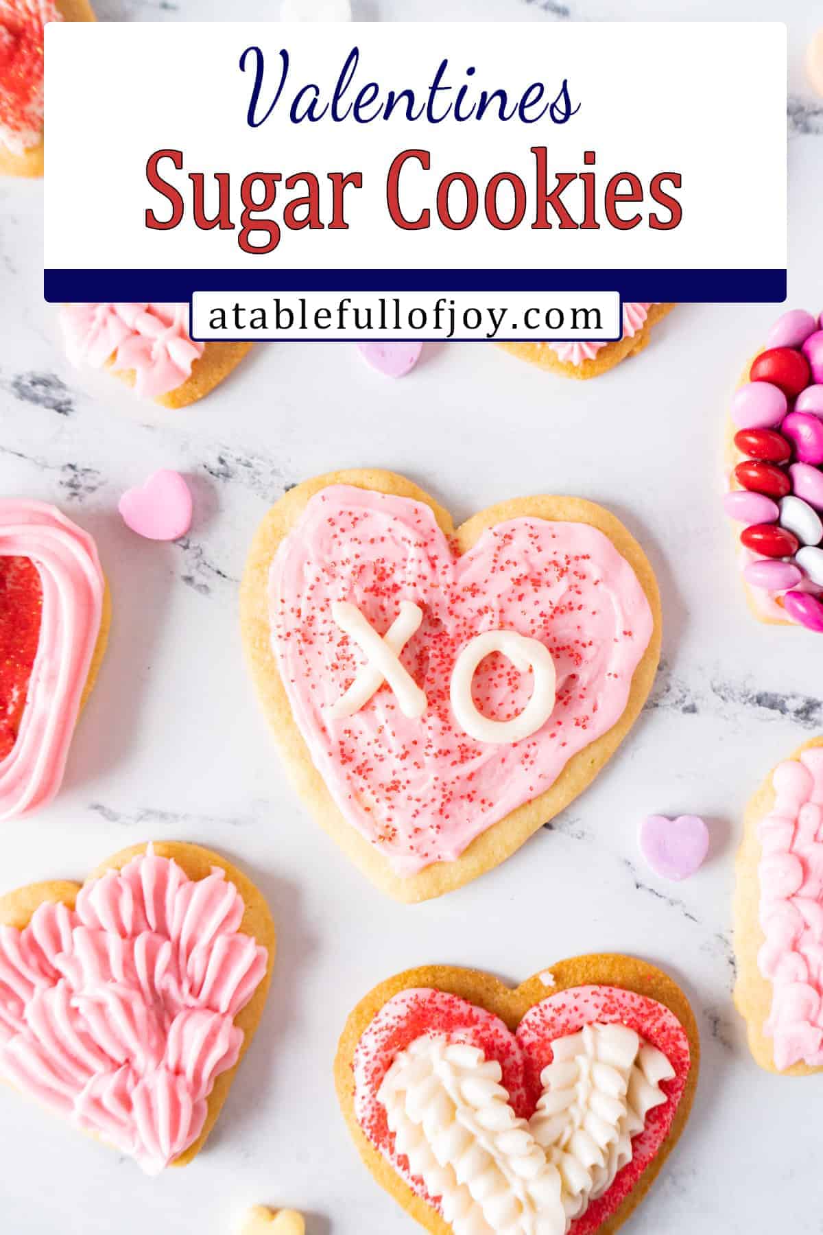 Best valentine's heart sugar cookies pinterest pin