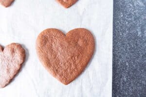 baked cookie on cookie sheet