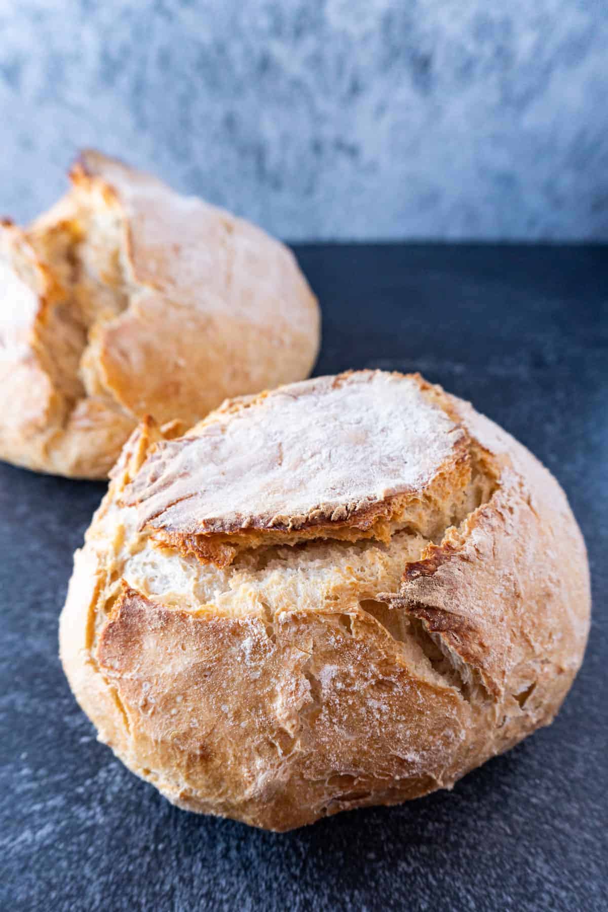 baked bread loaves