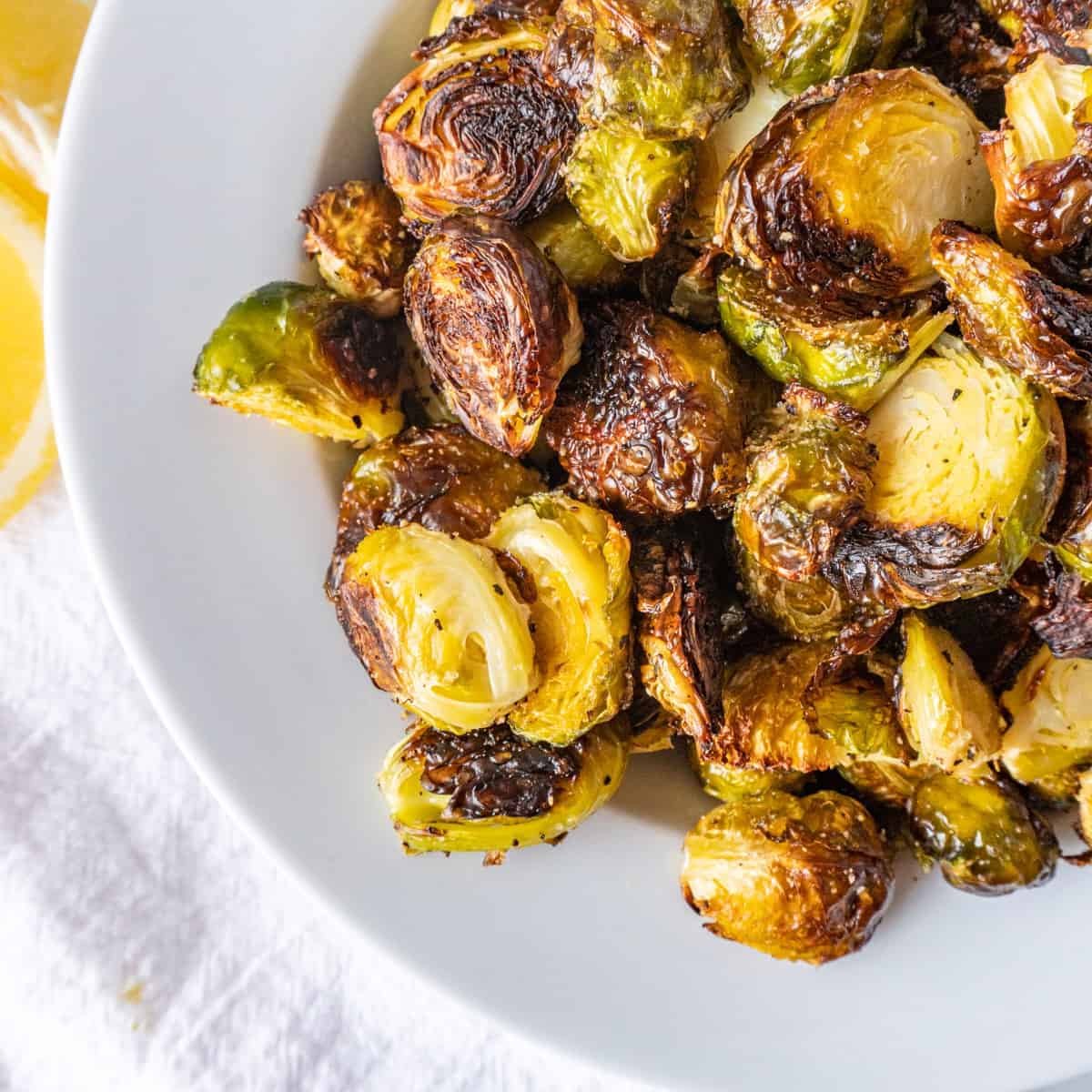 Oven Roasted Brussel Sprouts Featured image